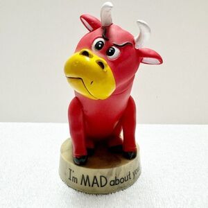 Vintage Goofy Grams Bull Figurine